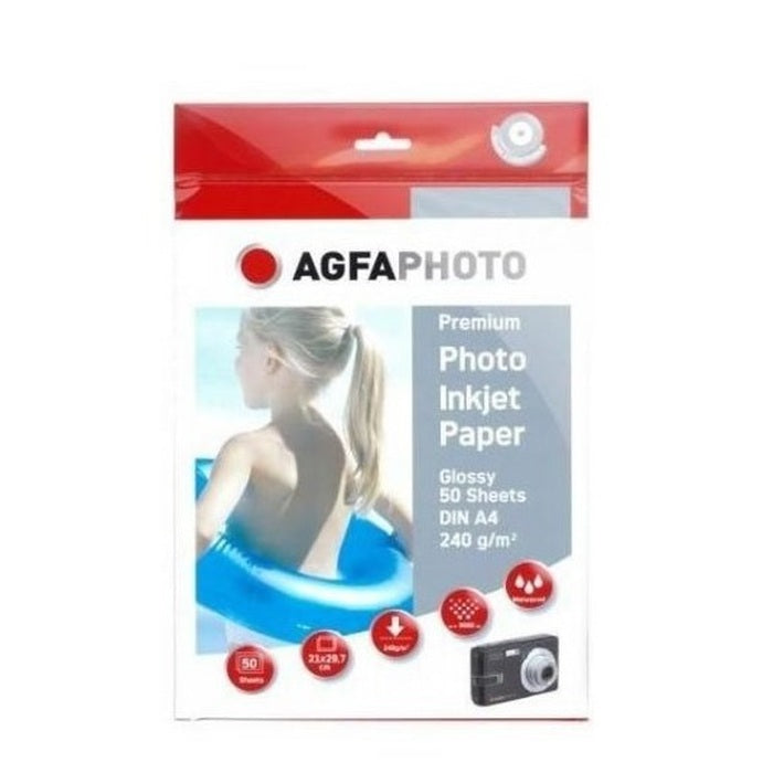 Fotopapier AgfaPhoto Silver Glossy, A4, 240 g/m?, 50ks v balení