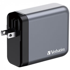 GaN nabíjačka Verbatim 140W, 2xUSB-C PD/USB-A QC 3.0