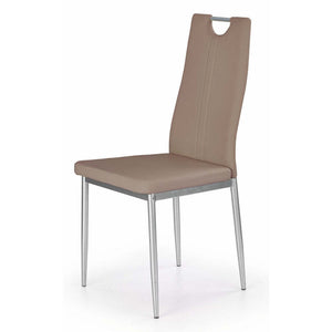 Gengi - Jedálenská stolička (cappuccino, strieborná) - II. akosť