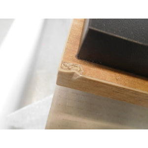 Jídelní stůl Brick 160x76x90 cm (dub craft, černá) II. akosť