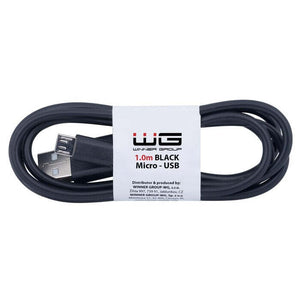 Kábel Micro USB na USB, 1m, čierna