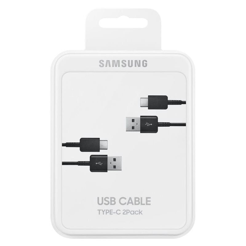 Kábel Samsung USB Typ C na USB, 2ks v balení, čierna