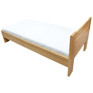 Masívna posteľ Tajga, 90x200, buk - II. akosť