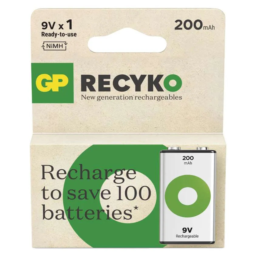 Nabíjacia batéria GP ReCyko 200 (9V)