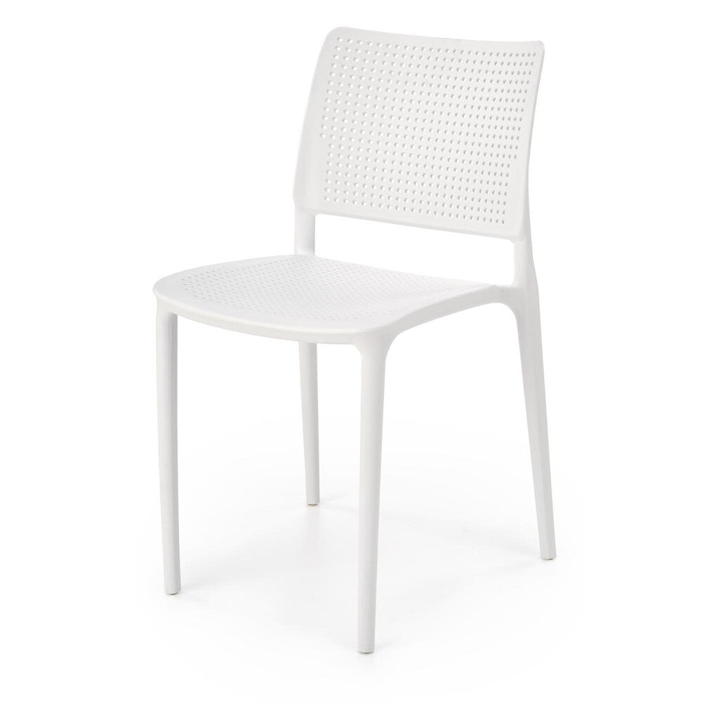 Plastová jedálenská stolička Capri biela - ROZBALENÉ