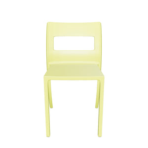 Plastová jedálenská stolička Serena zelená