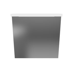 Kúpeľňová skrinka Soul so zrkadlom a LED osvetlením (biela)