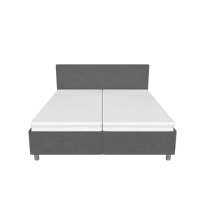 Čalúnená posteľ Adele 180x200, sivá, bez matraca