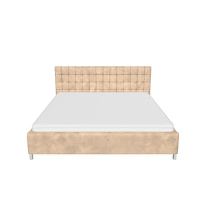 Čalúnená posteľ Adore 180x200, béžová, vrátane roštu