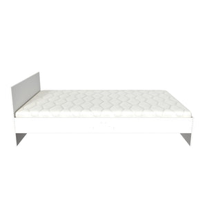 Drevená posteľ Axis, 120x200 cm, biela