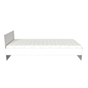 Drevená posteľ Axis, 90x200 cm, biela