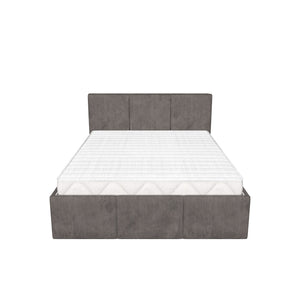 Čalúnená posteľ Bjorn 160x200, sivohnedá, bez matraca