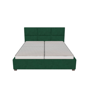 Čalúnená posteľ Lourdes 180x200, zelená, vrátane roštu