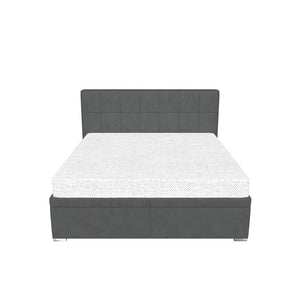 Čalúnená posteľ Trent 180x200, sivá, bez matraca