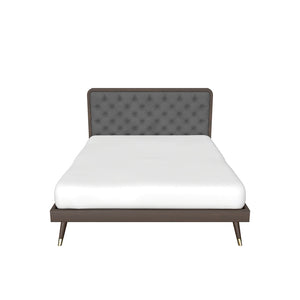 Drevená posteľ Vivien 160x200, orech, bez matraca