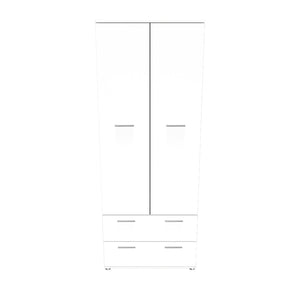 Šatníková skriňa New Lima - 77x201x40 cm (biela)