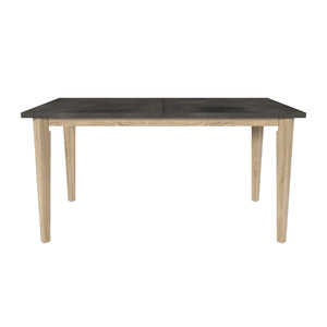 Jedálenský stôl Ombo rozkladací 150-190x76,5x80 cm (dub, betón)