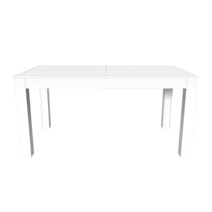 Jedálenský stôl Selyn rozkladací 160-300x76x90 cm (dub, biela)