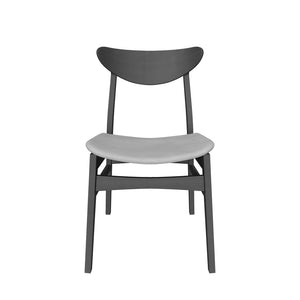 Jedálenská stolička Abbi sivá
