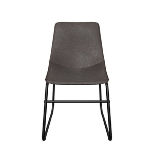 Jedálenská stolička Guaro tmavo hnedá, čierna