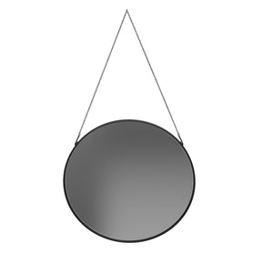 Nástenné zrkadlo Bonami Essentials Moira, čierne, pr. 40 cm