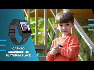 Detské smart hodinky Carneo GuardKid+ 4G Platinum, čierna ROZBALENÉ