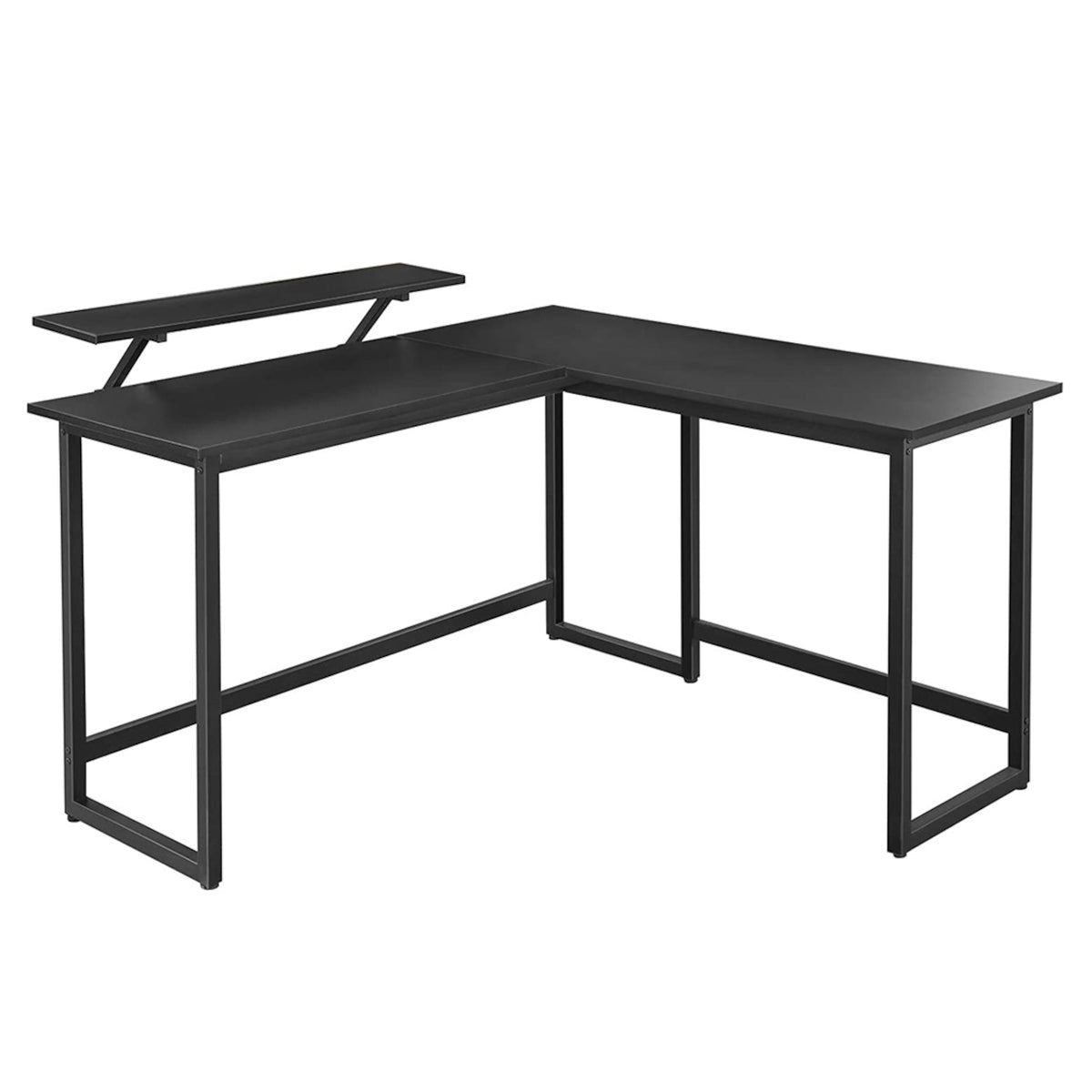 Rohový písací stôl Kosmo (čierna)