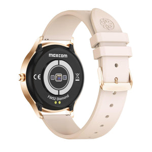 Smart hodinky Maxcom FIT FW52 DIAMOND, zlatá + náramok