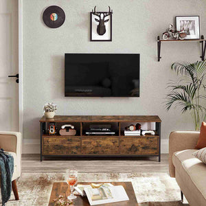 TV stolík Pansy (hnedá, čierna)