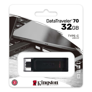 32GB Kingston DT70 USB-C 3.2 gen. 1 POUŽITÉ, NEOPOTREBOVANÝ TOVAR