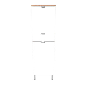 Kúpeľňová skrinka Sindy (34x120x34 cm, dub / biela)