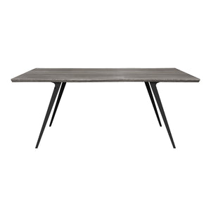 Jedálenský stôl Jerry 180x76x90 cm (dub, čierna)