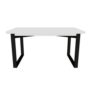 Jedálenský stôl Venus rozkladací 150-190x76,5x80 (čierna, biela)