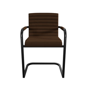Jedálenská stolička Merenga čierna, tmavo hnedá