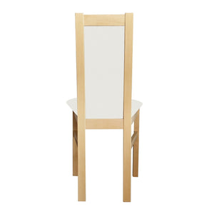 Agáta - Set 6x stolička, 1x stôl + rozklad (sonoma/madryt 120)