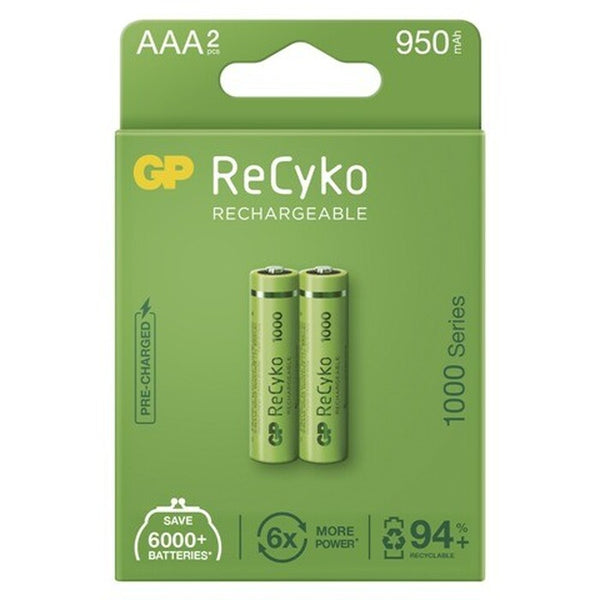 Nabíjacie batérie GP B2111 ReCyko, 1000mAh, AAA, 2ks
