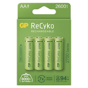 Nabíjacie batérie GP B21274 ReCyko, 2700mAh, AA, 4ks