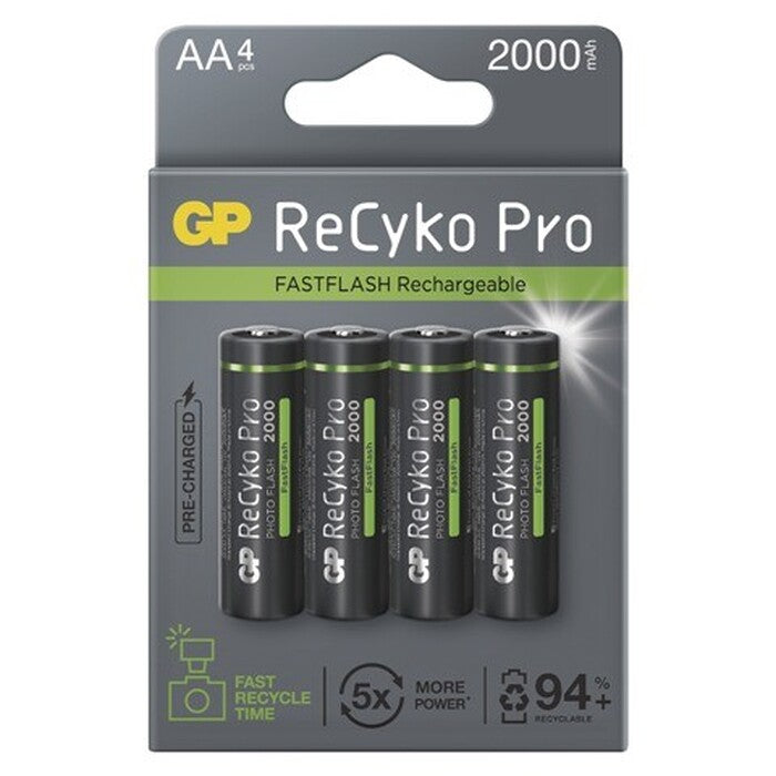 Nabíjacie batérie GP B2420 ReCyko Pre Photo Flash, AA, 4ks