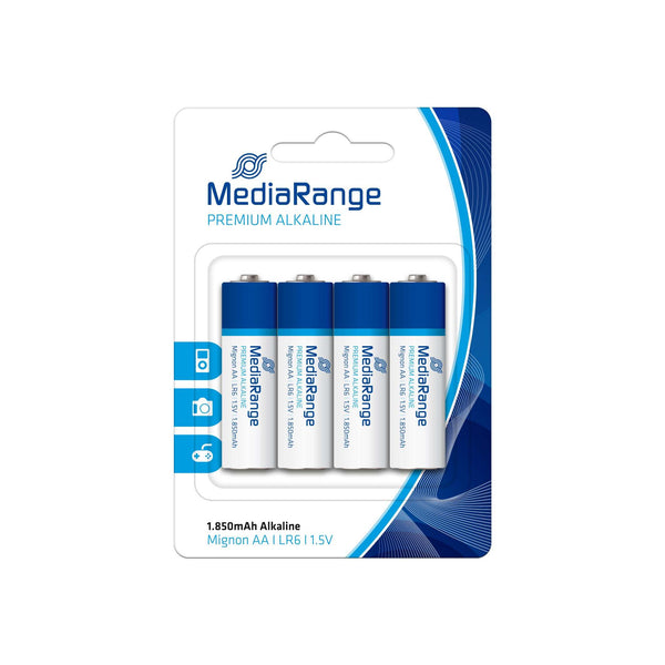 Alkalická batéria MediaRange Premium AA 1.5V, 4ks