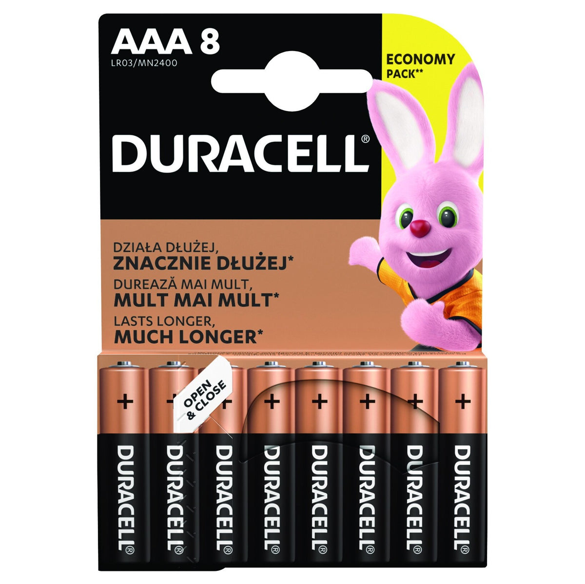 Batérie DURACELL Basic,AAA,8 ks