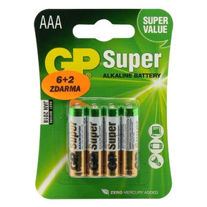 Batérie GP Ultra Alkaline, AAA, 8ks
