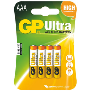 Batérie GP Ultra Plus, AAA, 4ks