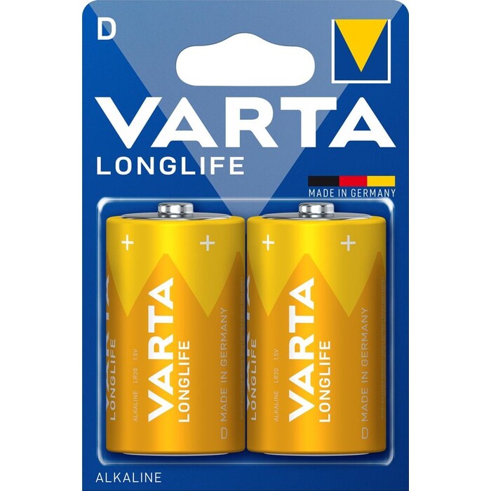 Batérie Varta Longlife, D, 2ks