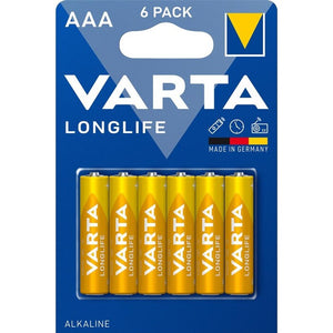 Batérie Varta Longlife Extra, AAA, 6ks