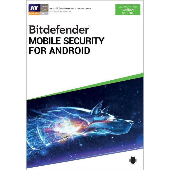 Antivírus Bitdefender pre mobily a tablety s Android, ročná lic.