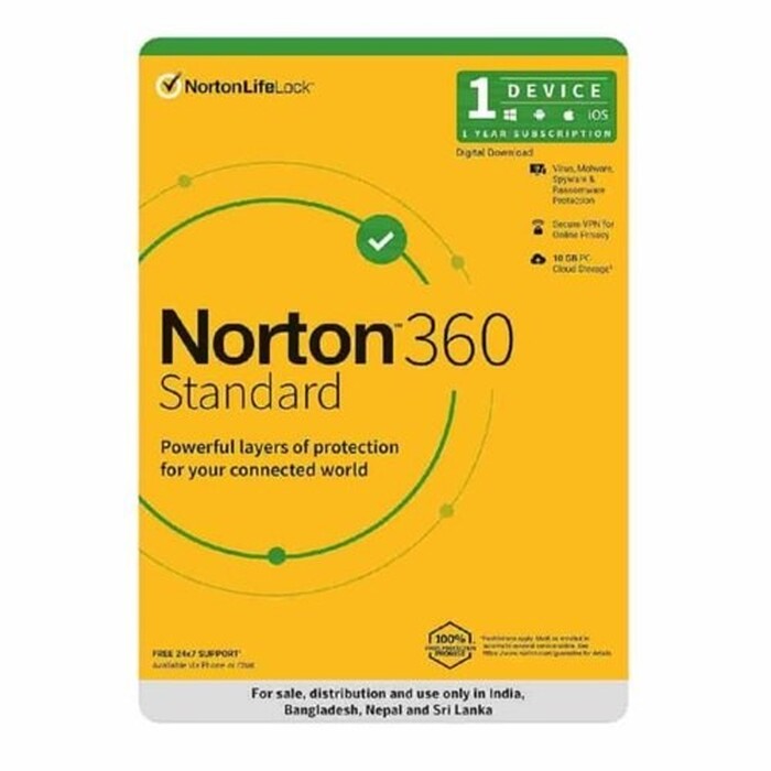 Norton Promo 360 Standart 10GB CZ 1uživ. 1 zařízení rok SK verze