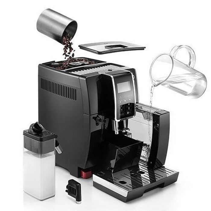 Automatické espresso De&#39;Longhi ECAM 350.55.B Dinamica VADA VZHĽAD