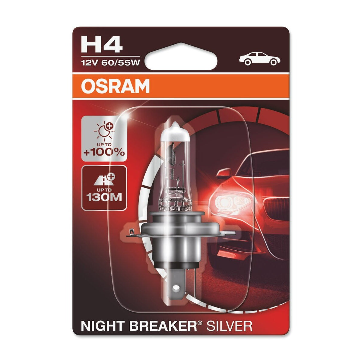 Autožiarovka H4 OSRAM Night Breaker Silver, 2ks