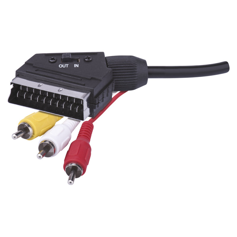 AV kábel Emos SB2101, 3xscart / cinch, 1,5m