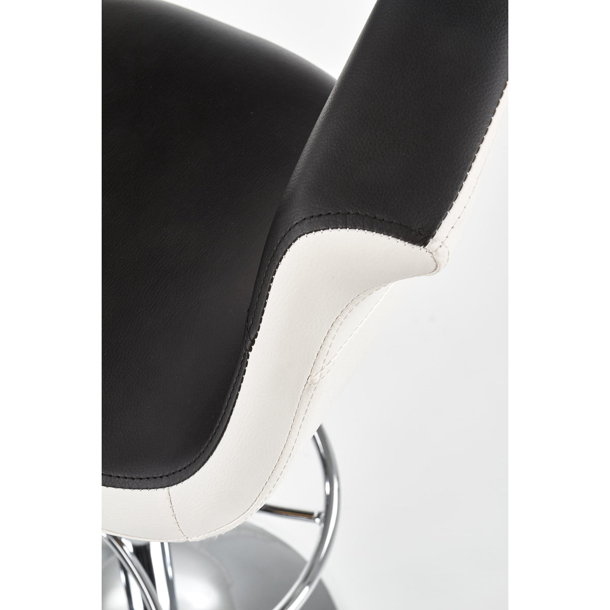 Barová stolička Dara biela, čierna